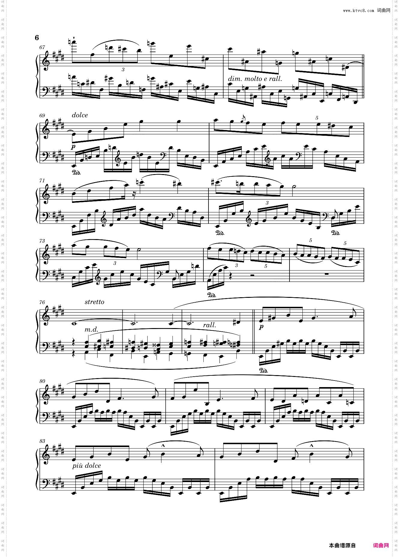 Chant Opus 38a No· 1 in E Major – Alkan