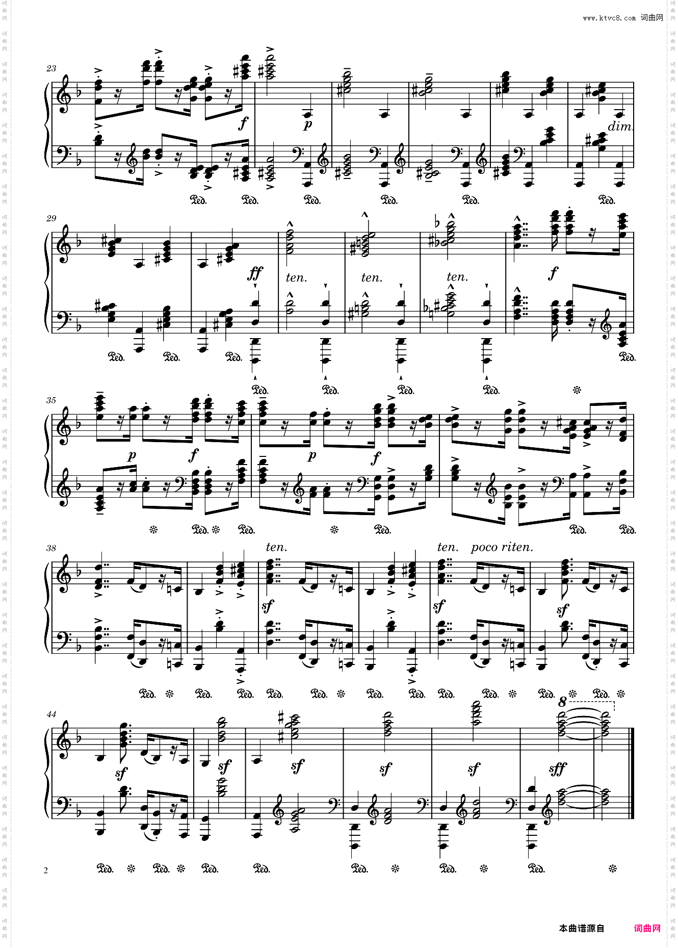 E?tude Opus 45 No· 15 in D Minor – Heller