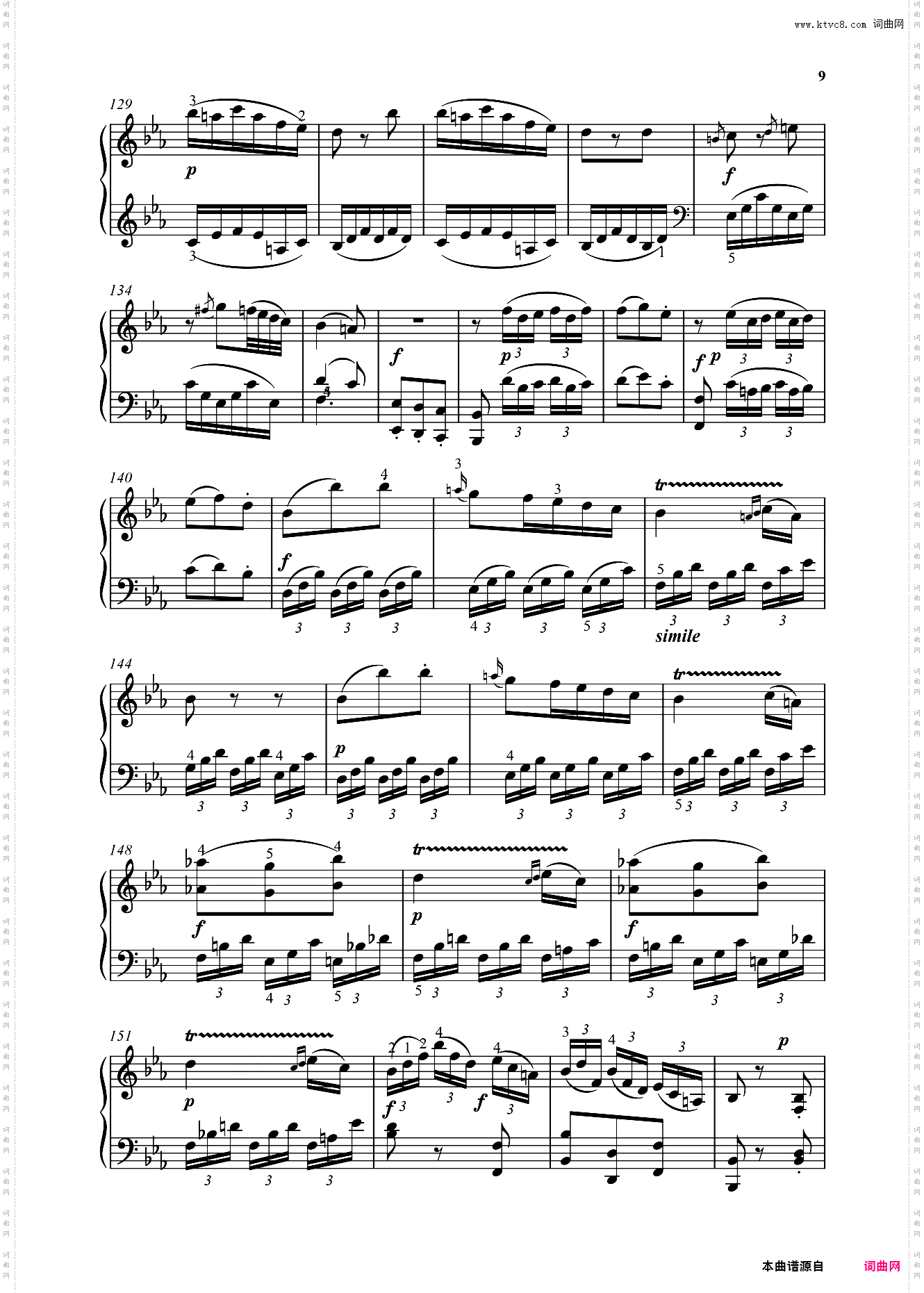 钢琴奏鸣曲KV281