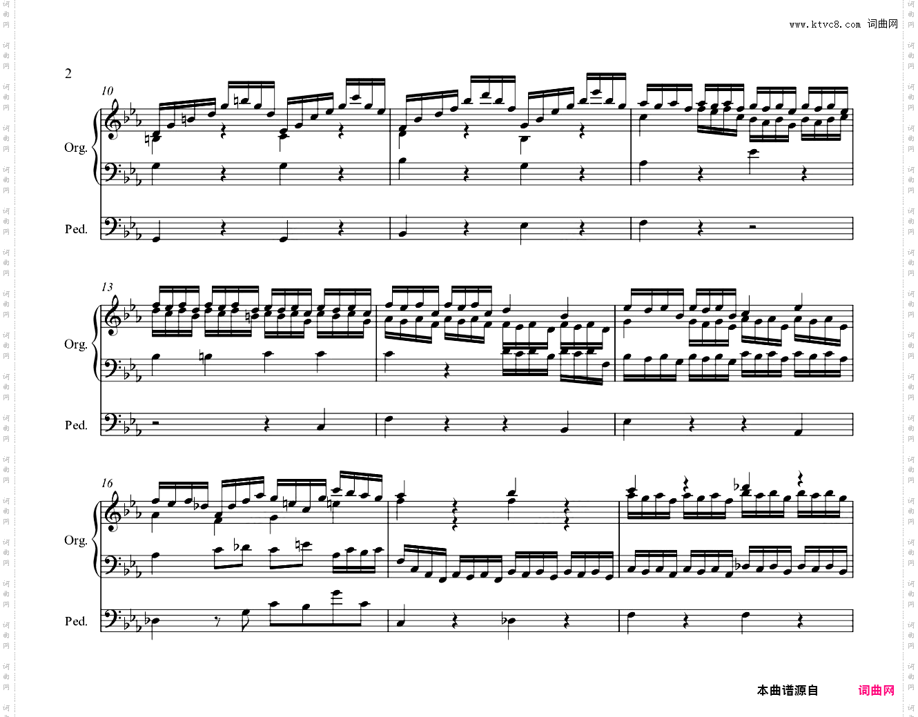 Tocatta and Fugue in C minor