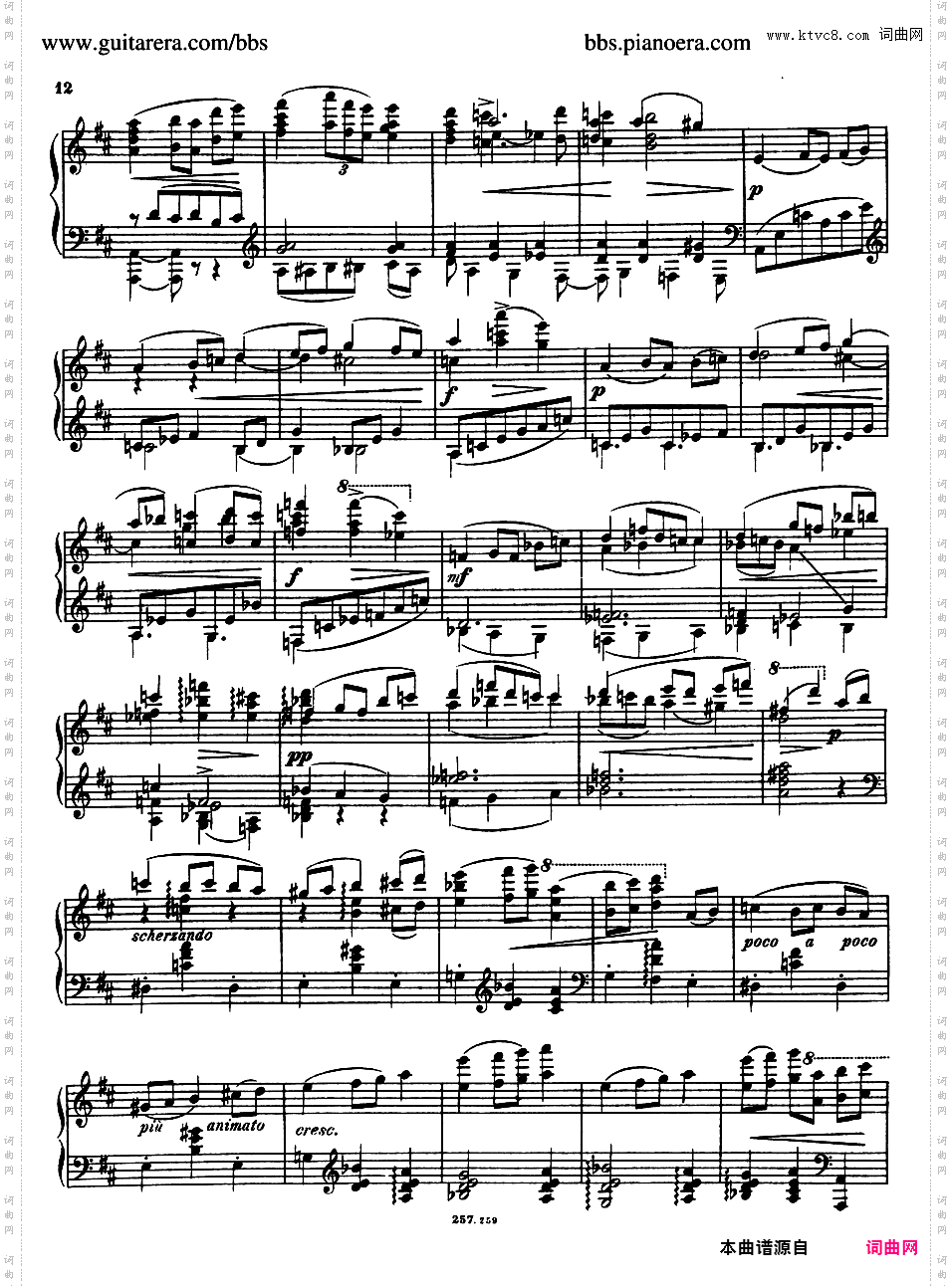 2首小品 Two Pieces Op·22