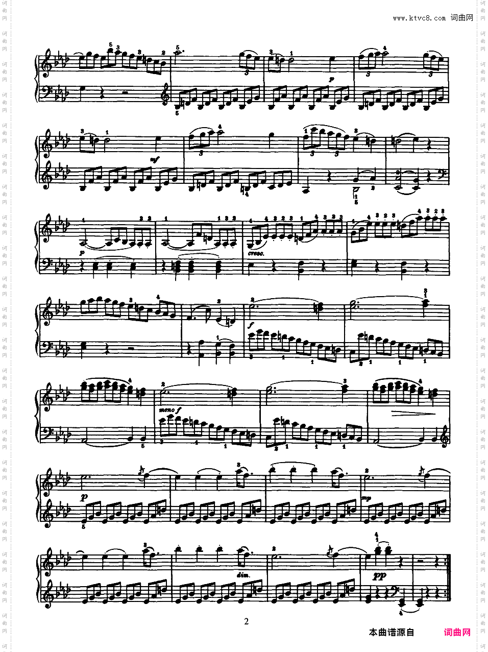 52首钢琴奏鸣曲 52 Piano SonatasPiano Sonata No 43 in Ab_NoRestriction