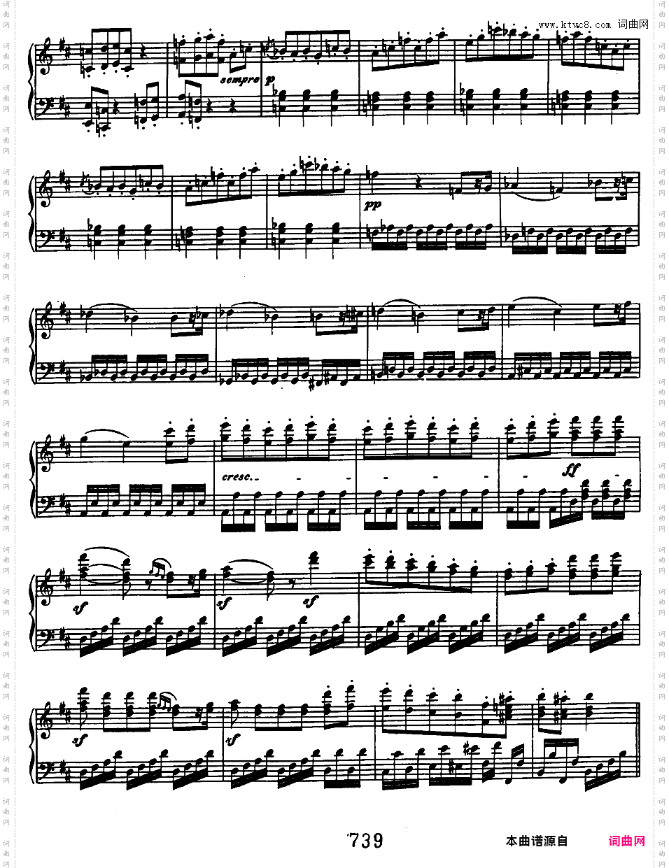 D大调主题变奏曲 Op·76