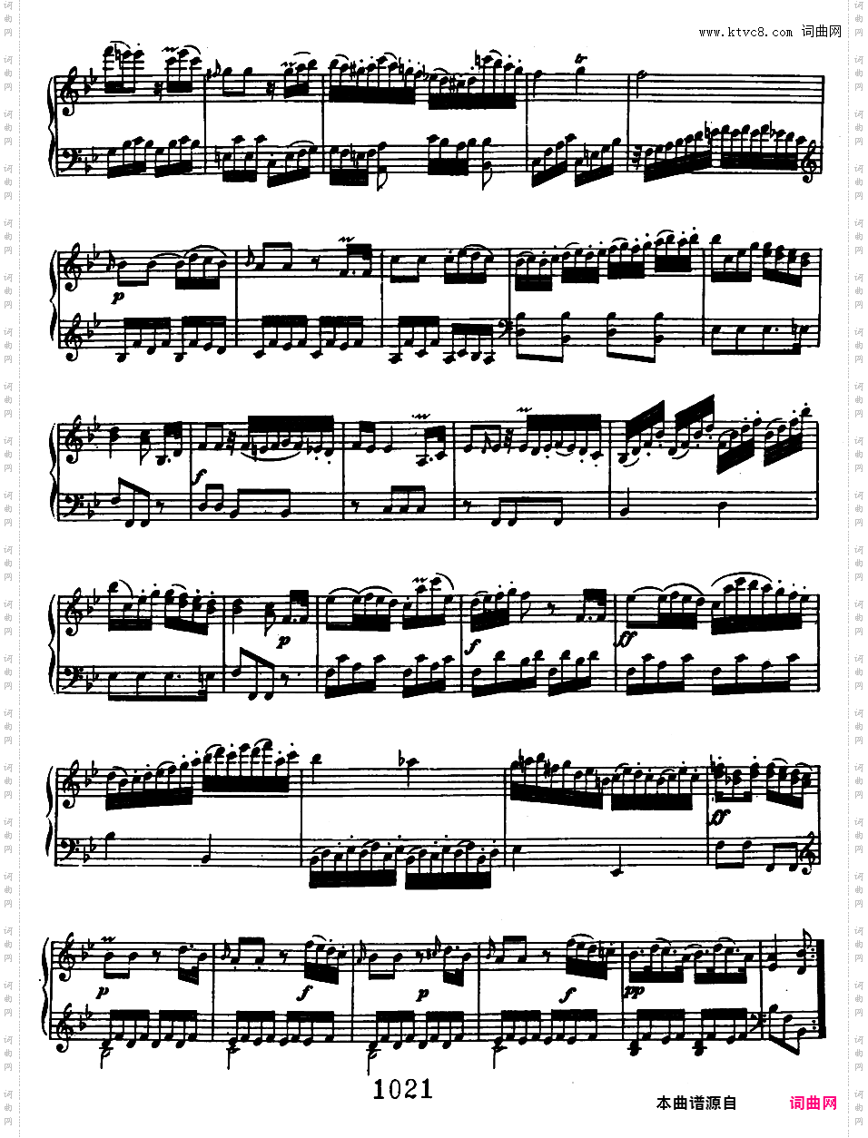六首钢琴小奏鸣曲Beethoven Sonatina in Eb