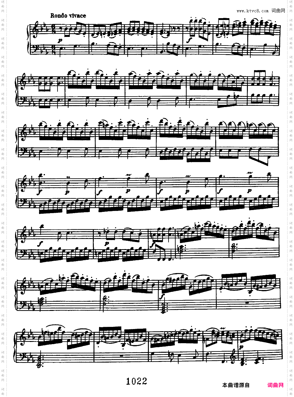 六首钢琴小奏鸣曲Beethoven Sonatina in Eb