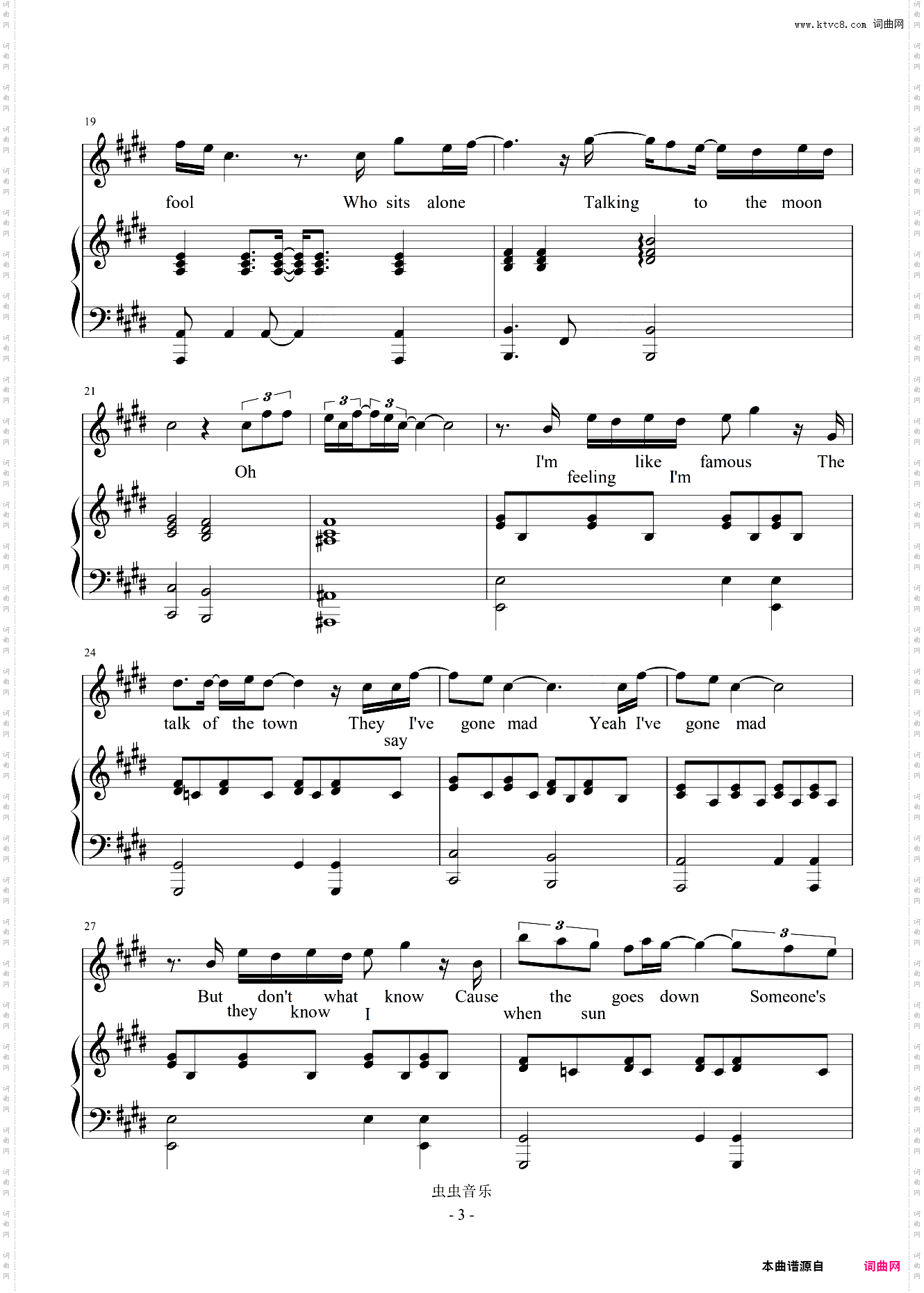 Talking To The Moon by Bruno Mars