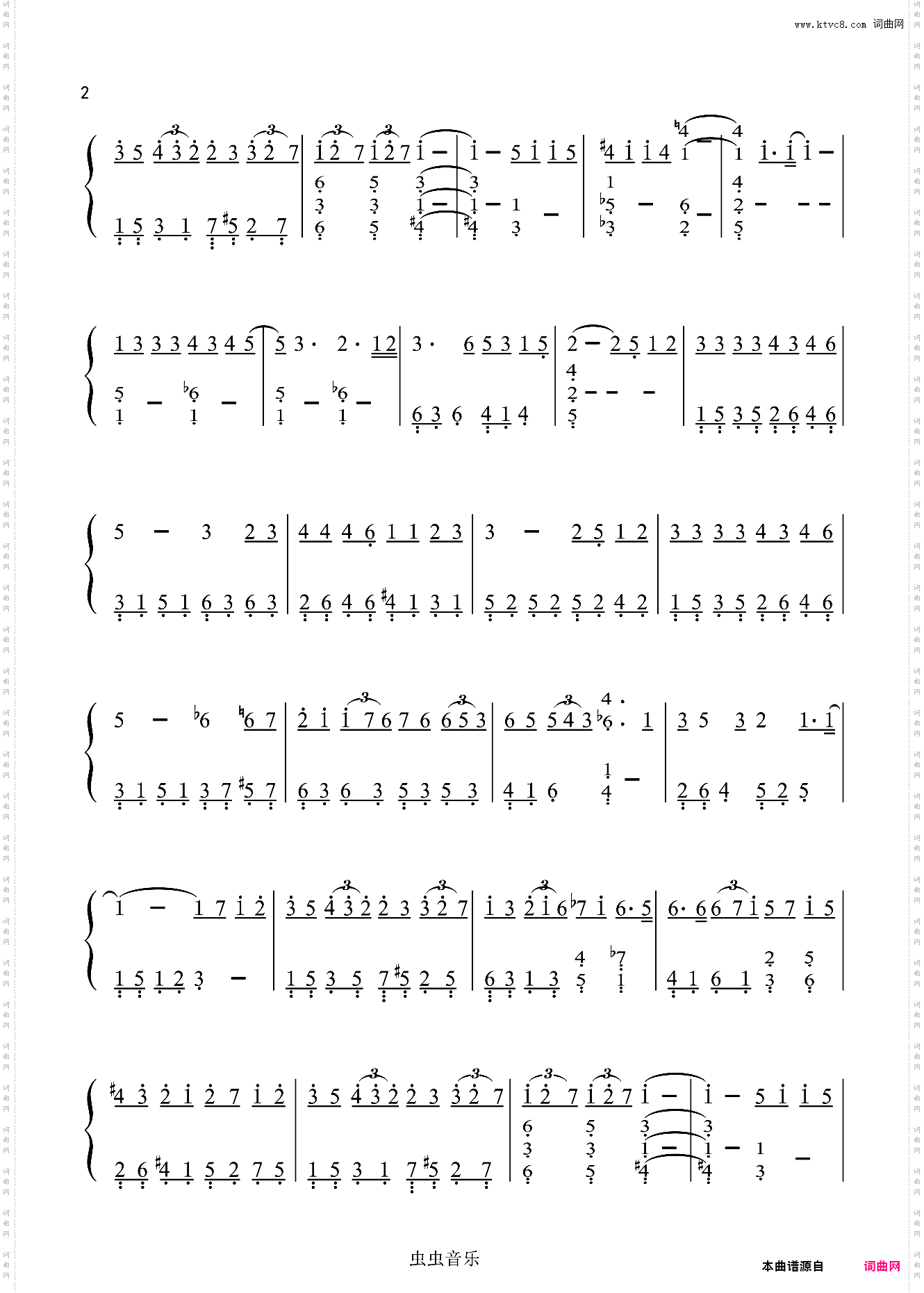慢慢喜欢你-莫文蔚〖数字简谱〗