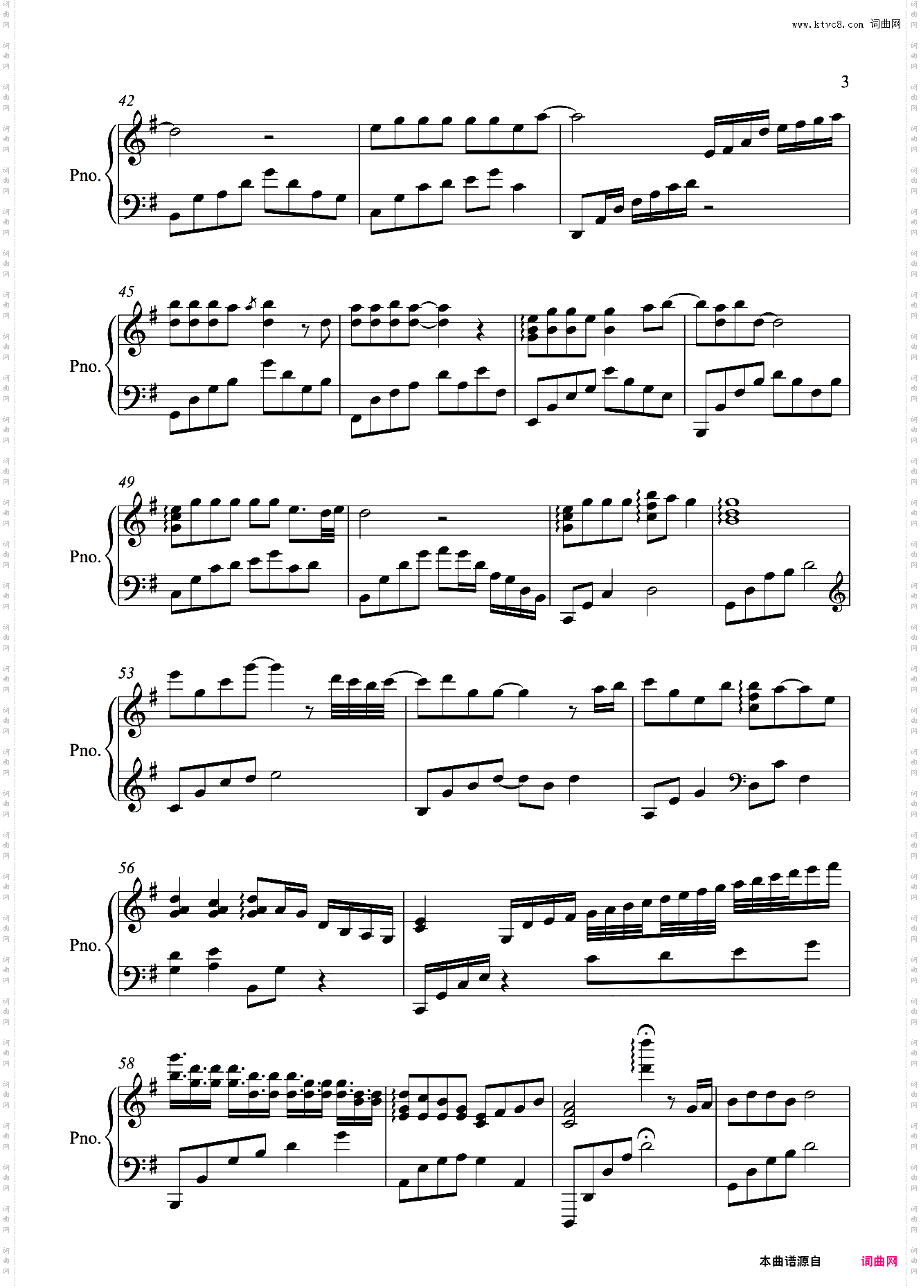 别问我是谁钢琴独奏版