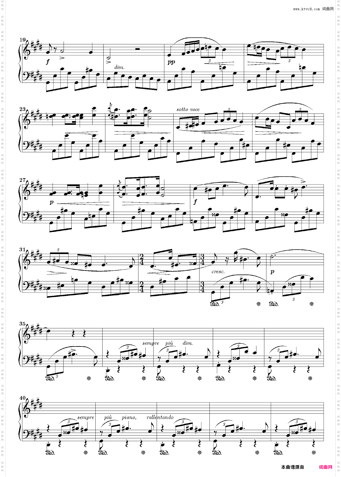 Nocturnes·20 升c小调 P 1 No· 16 肖邦夜曲 Frédéric Fran?ois Chopin
