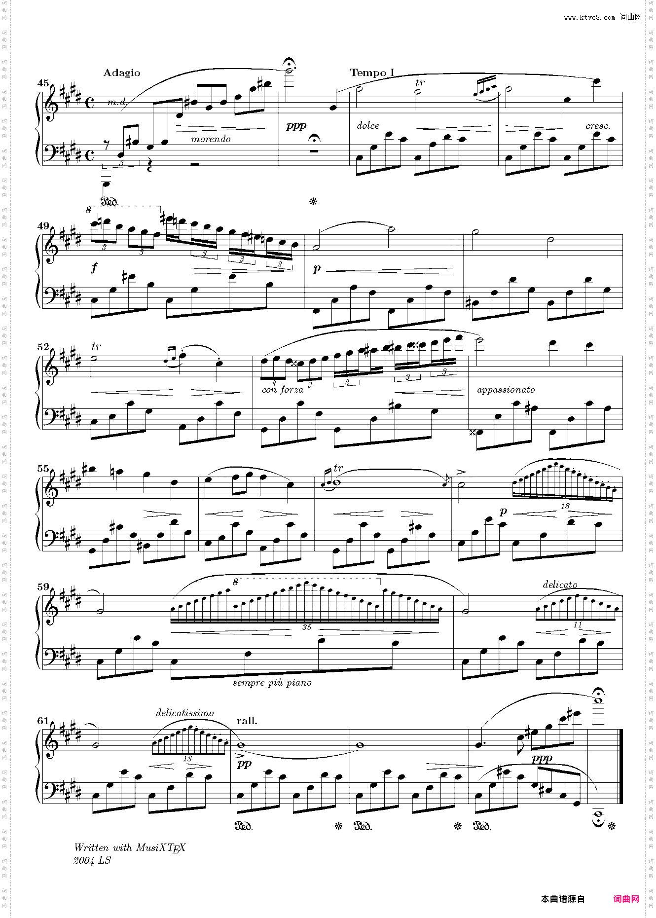 Nocturnes·20 升c小调 P 1 No· 16 肖邦夜曲 Frédéric Fran?ois Chopin
