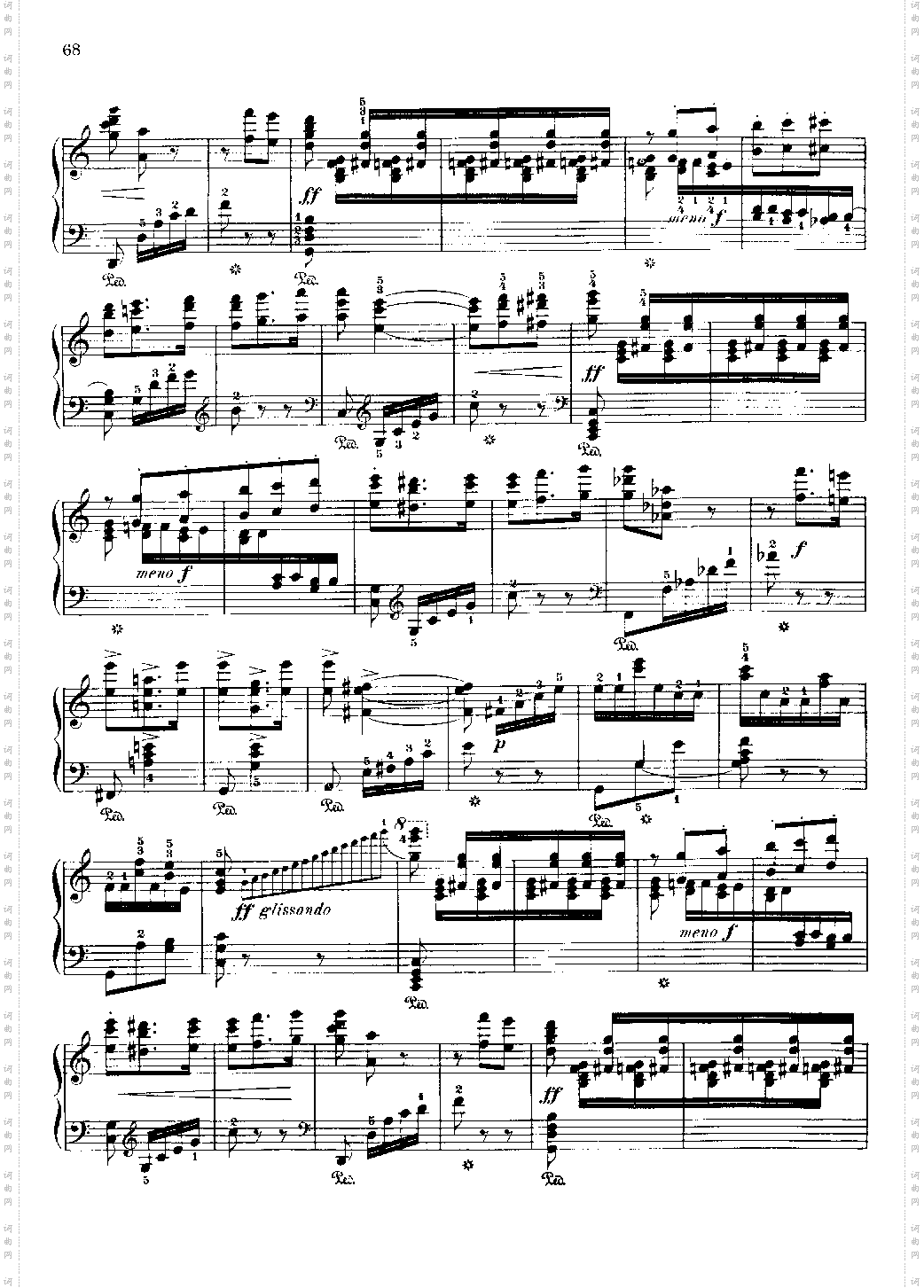 莫什科夫斯基西班牙随想曲Op·37