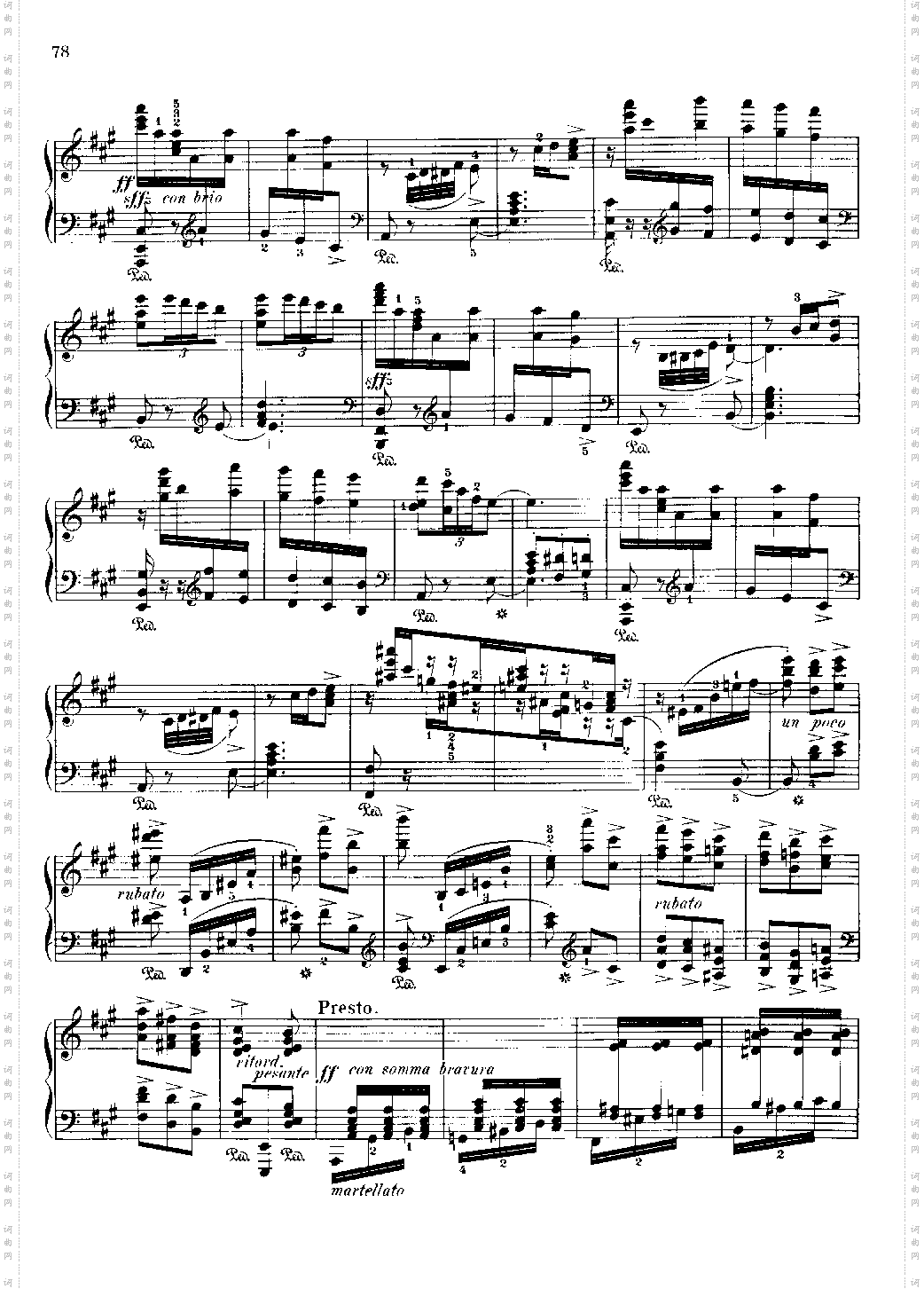 莫什科夫斯基西班牙随想曲Op·37