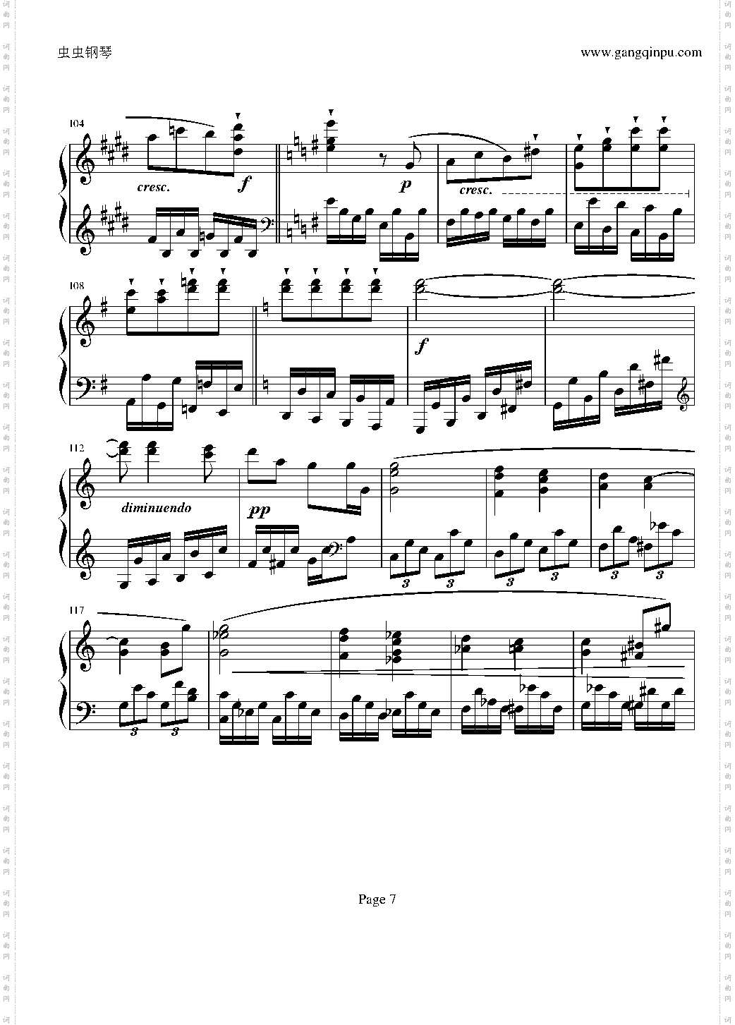 贝多芬第27钢琴奏鸣曲第二乐章