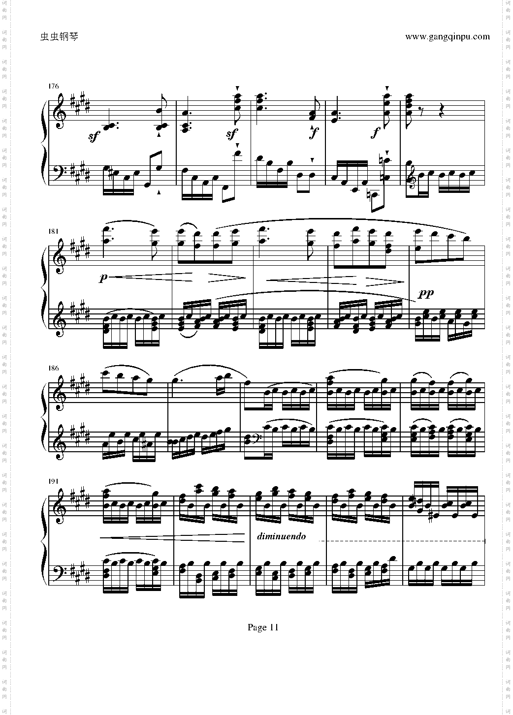 贝多芬第27钢琴奏鸣曲第二乐章