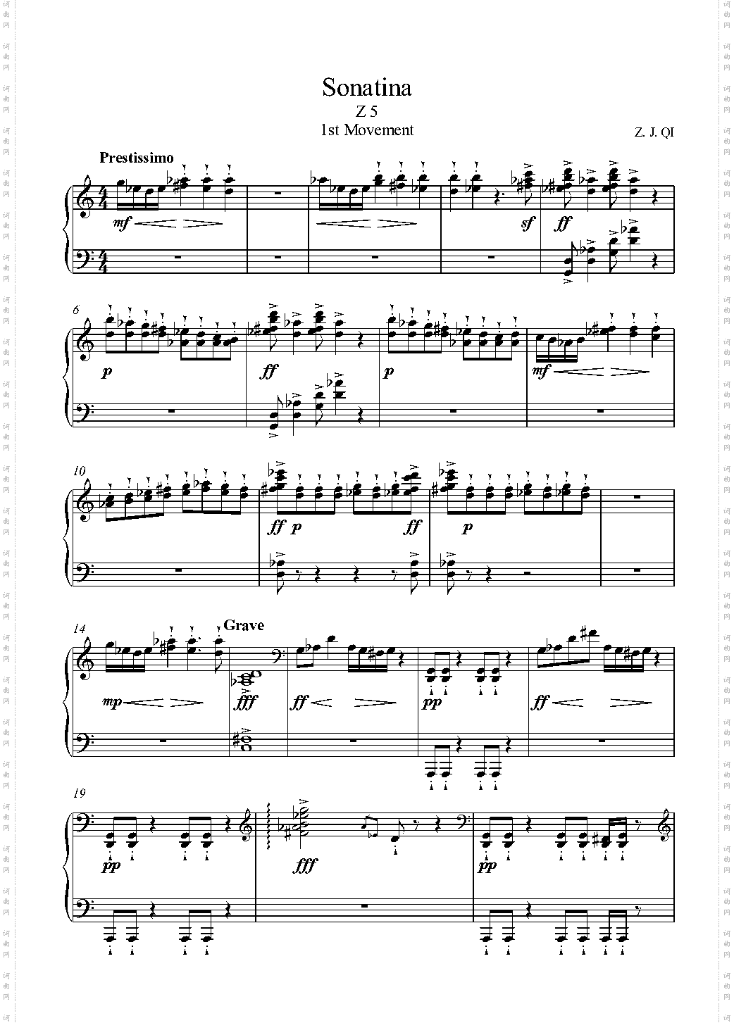 Z5 - Bagatelle No· 3