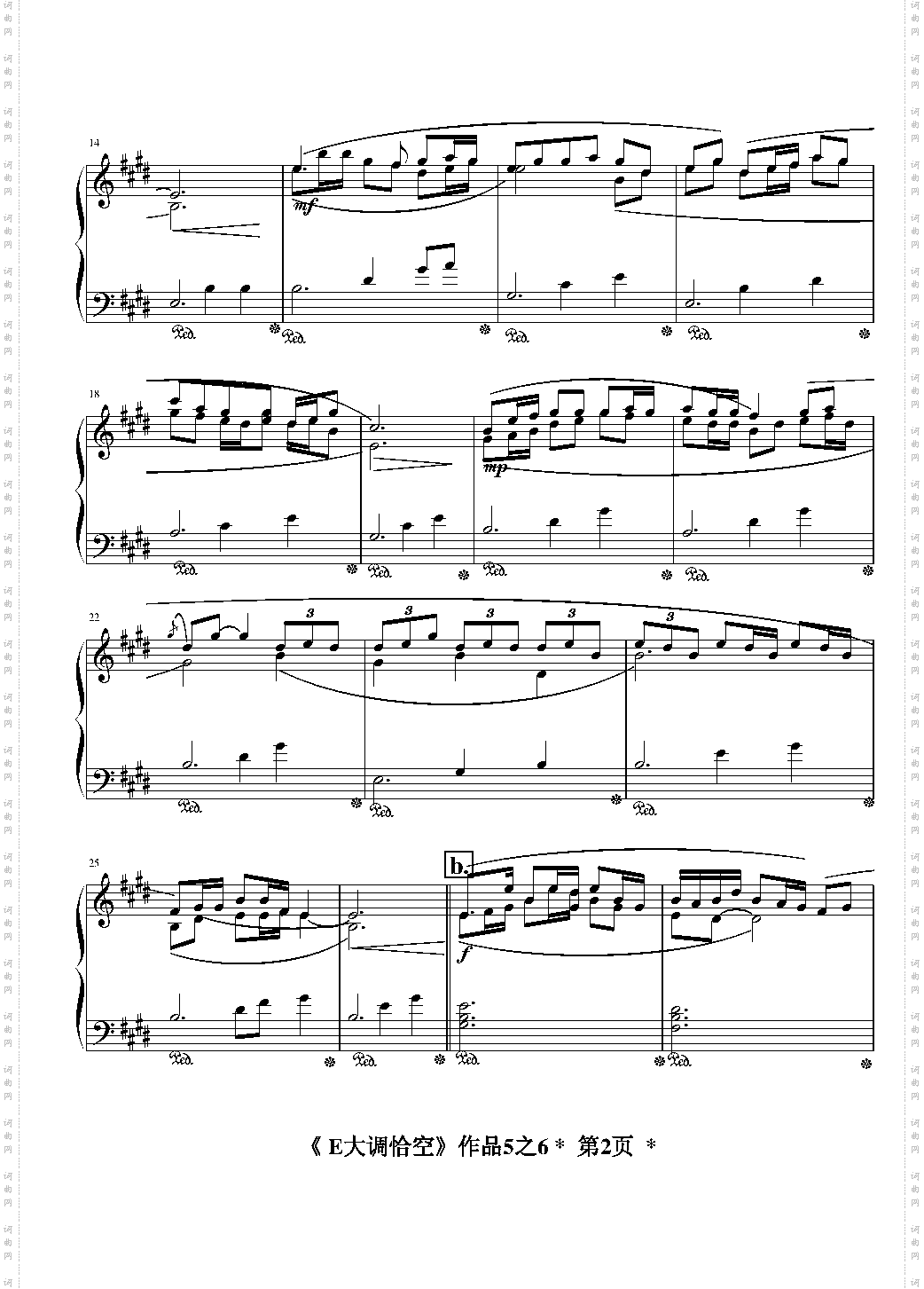 E大调恰空Op5·6080729