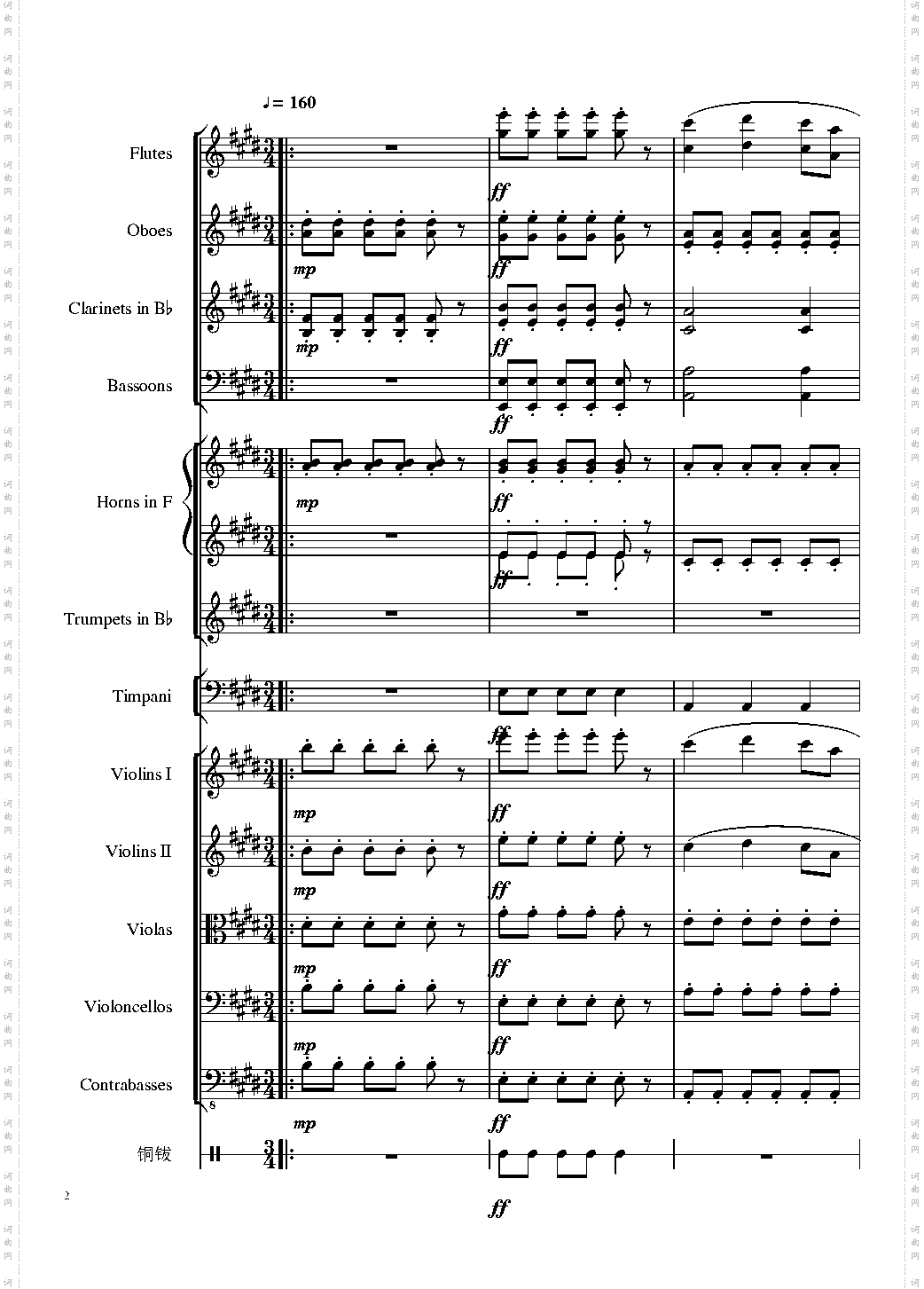 4_Contredanse_for_Chamber_Orchestra,_Op·120 No·3