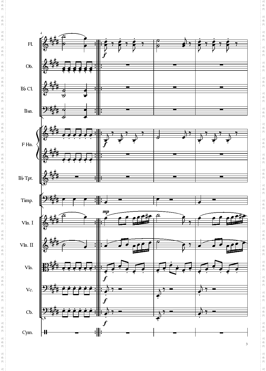 4_Contredanse_for_Chamber_Orchestra,_Op·120 No·3