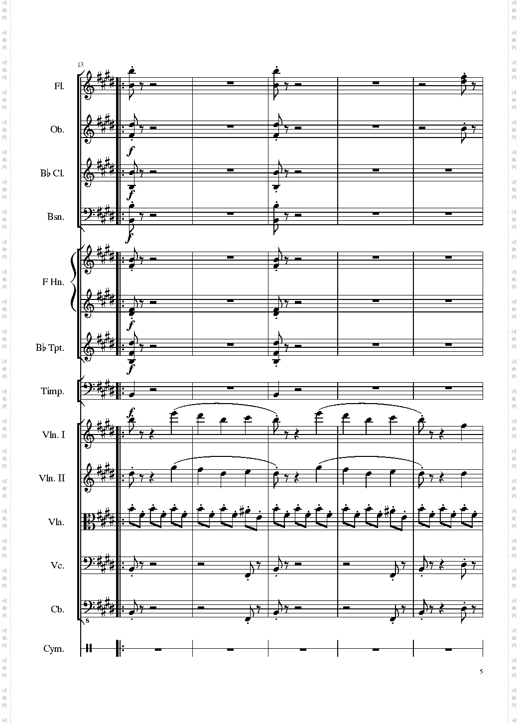 4_Contredanse_for_Chamber_Orchestra,_Op·120 No·3