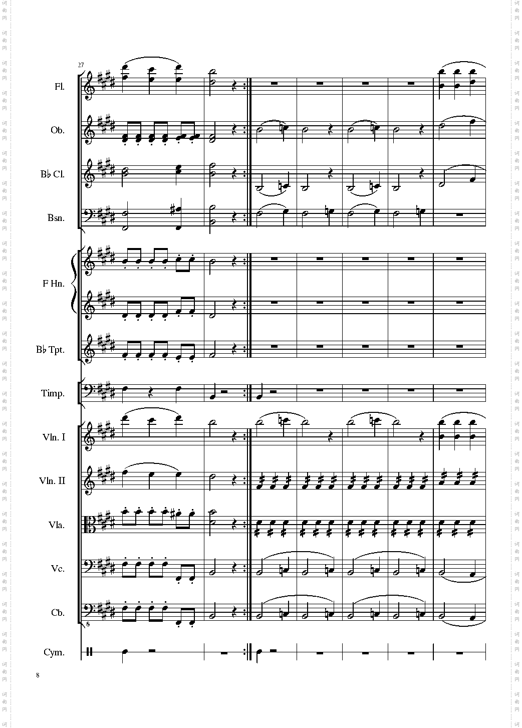 4_Contredanse_for_Chamber_Orchestra,_Op·120 No·3