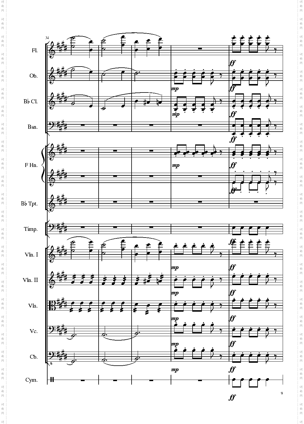 4_Contredanse_for_Chamber_Orchestra,_Op·120 No·3
