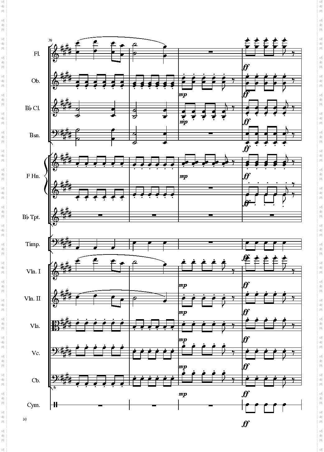 4_Contredanse_for_Chamber_Orchestra,_Op·120 No·3