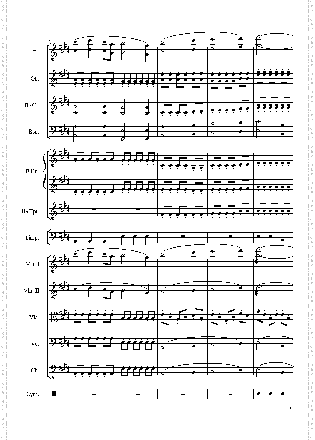 4_Contredanse_for_Chamber_Orchestra,_Op·120 No·3