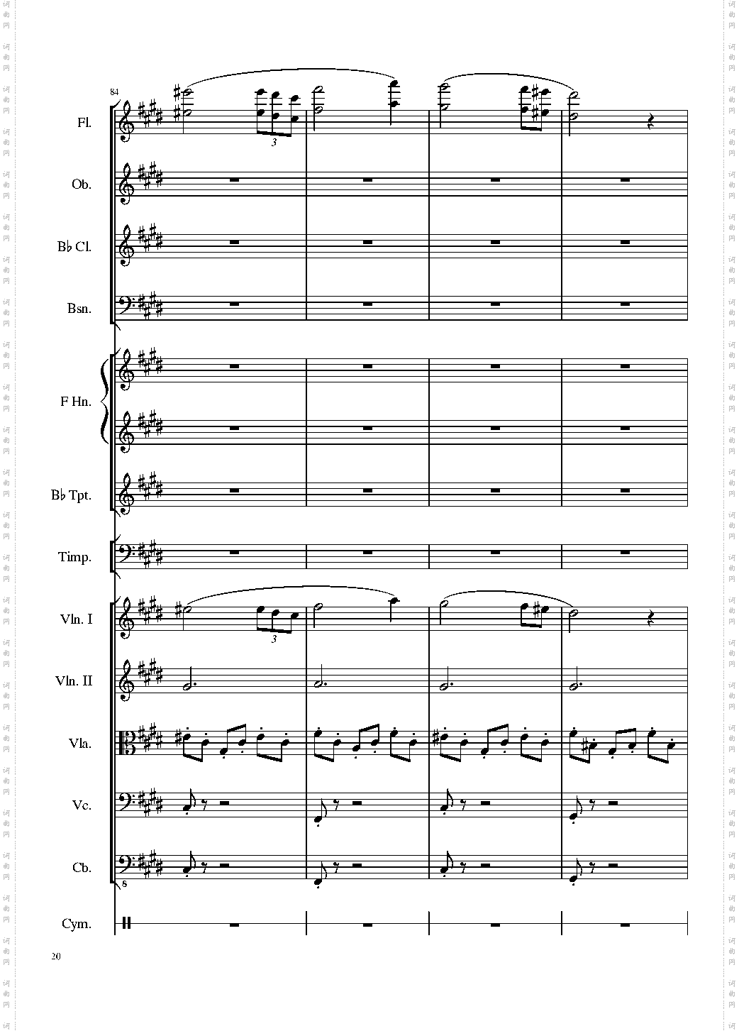 4_Contredanse_for_Chamber_Orchestra,_Op·120 No·3