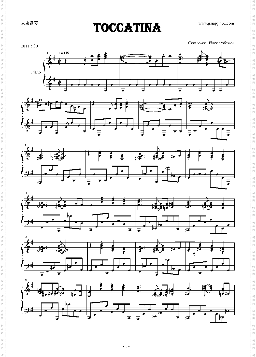 Toccatina in G Major