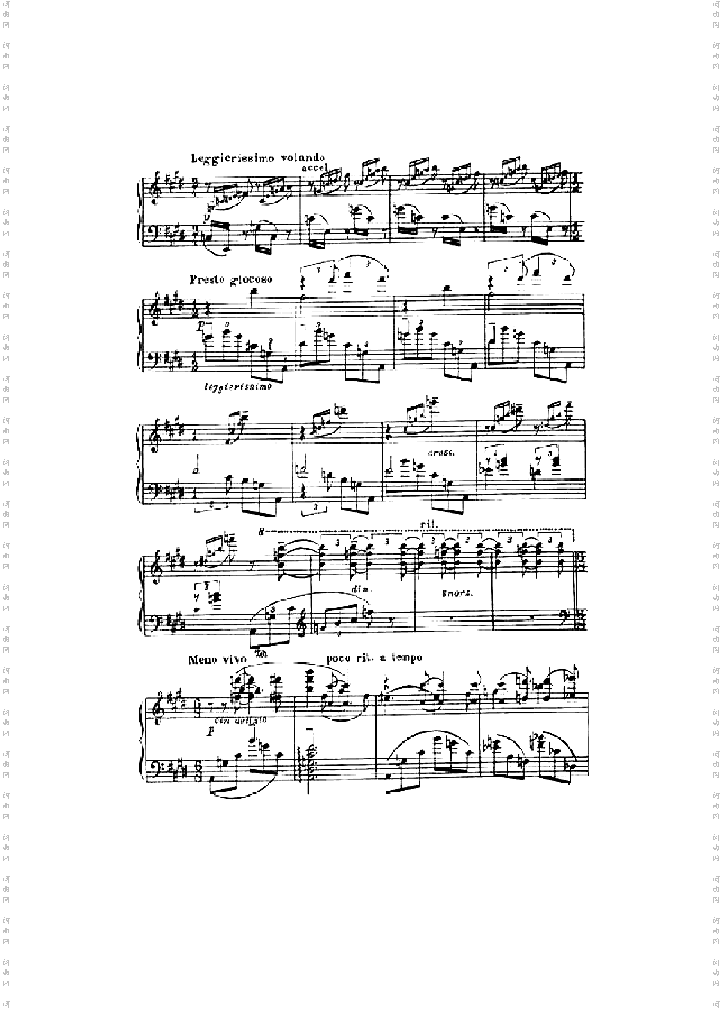 斯克里亚宾第5奏鸣曲