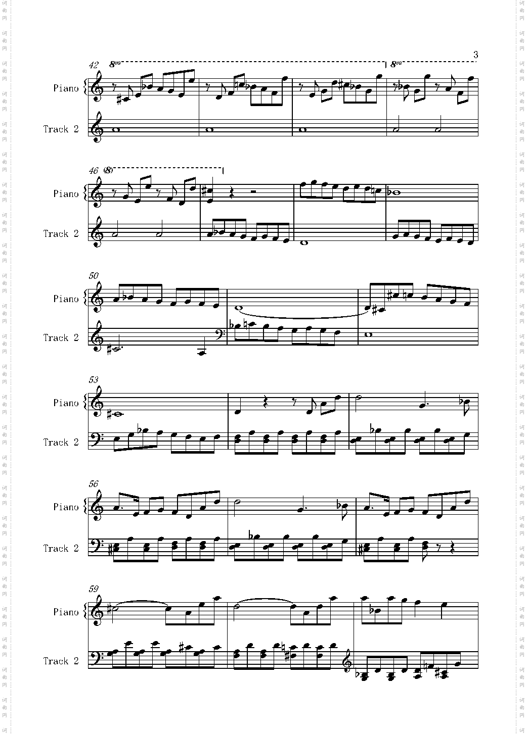 菲比赫小奏鸣曲第一、二乐章
