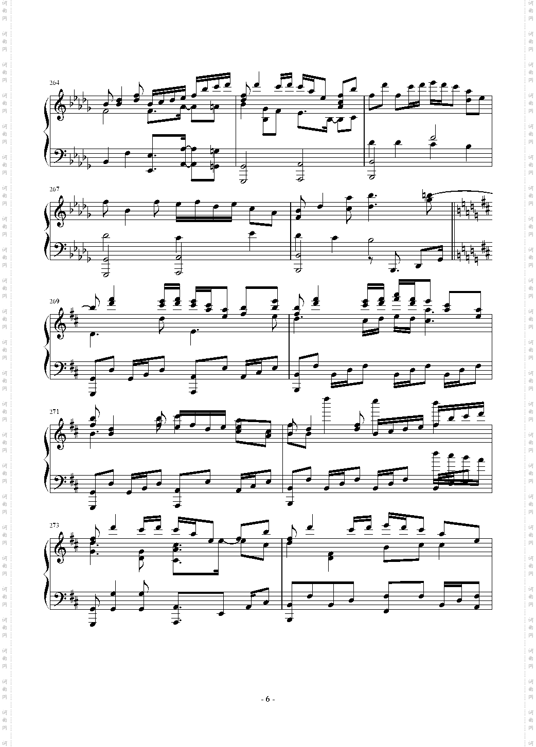 東方連奏曲 II Pianoforte 第二部分