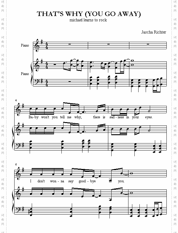 that's why you go away