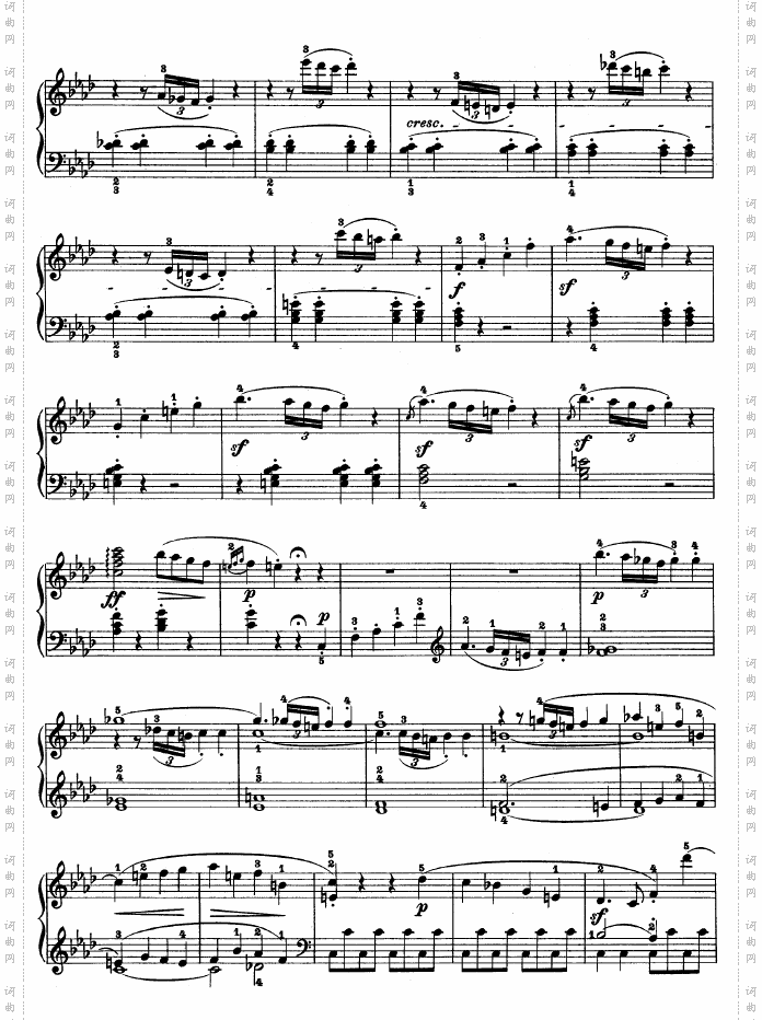 f小调第一钢琴奏鸣曲