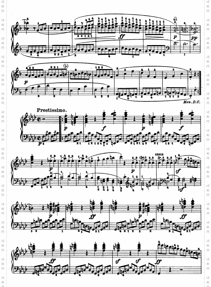 f小调第一钢琴奏鸣曲