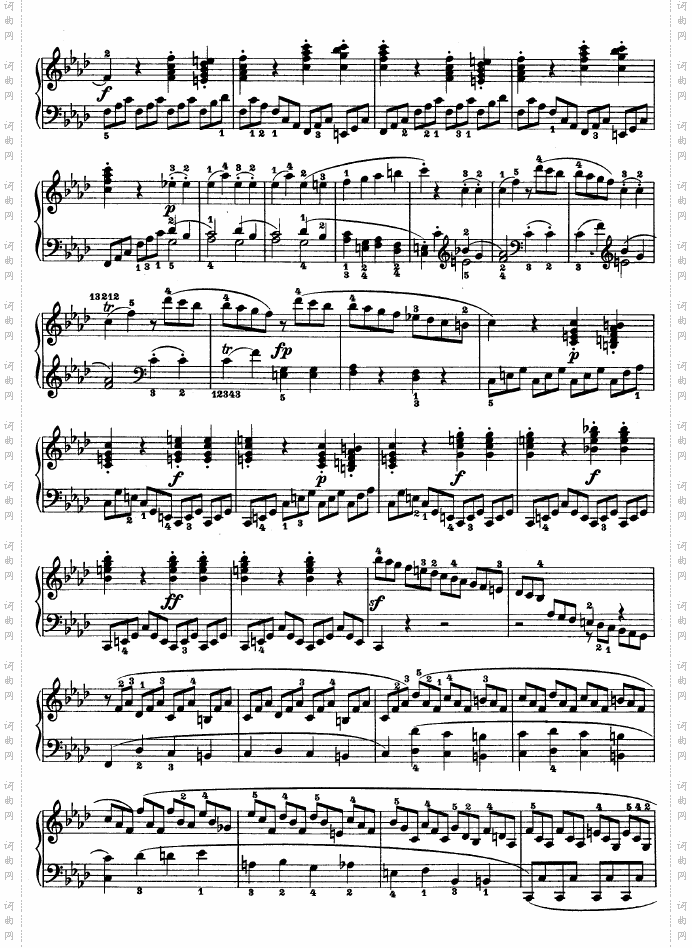 f小调第一钢琴奏鸣曲