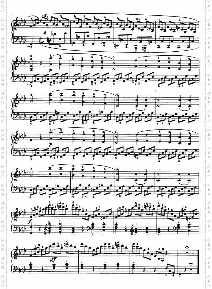 f小调第一钢琴奏鸣曲