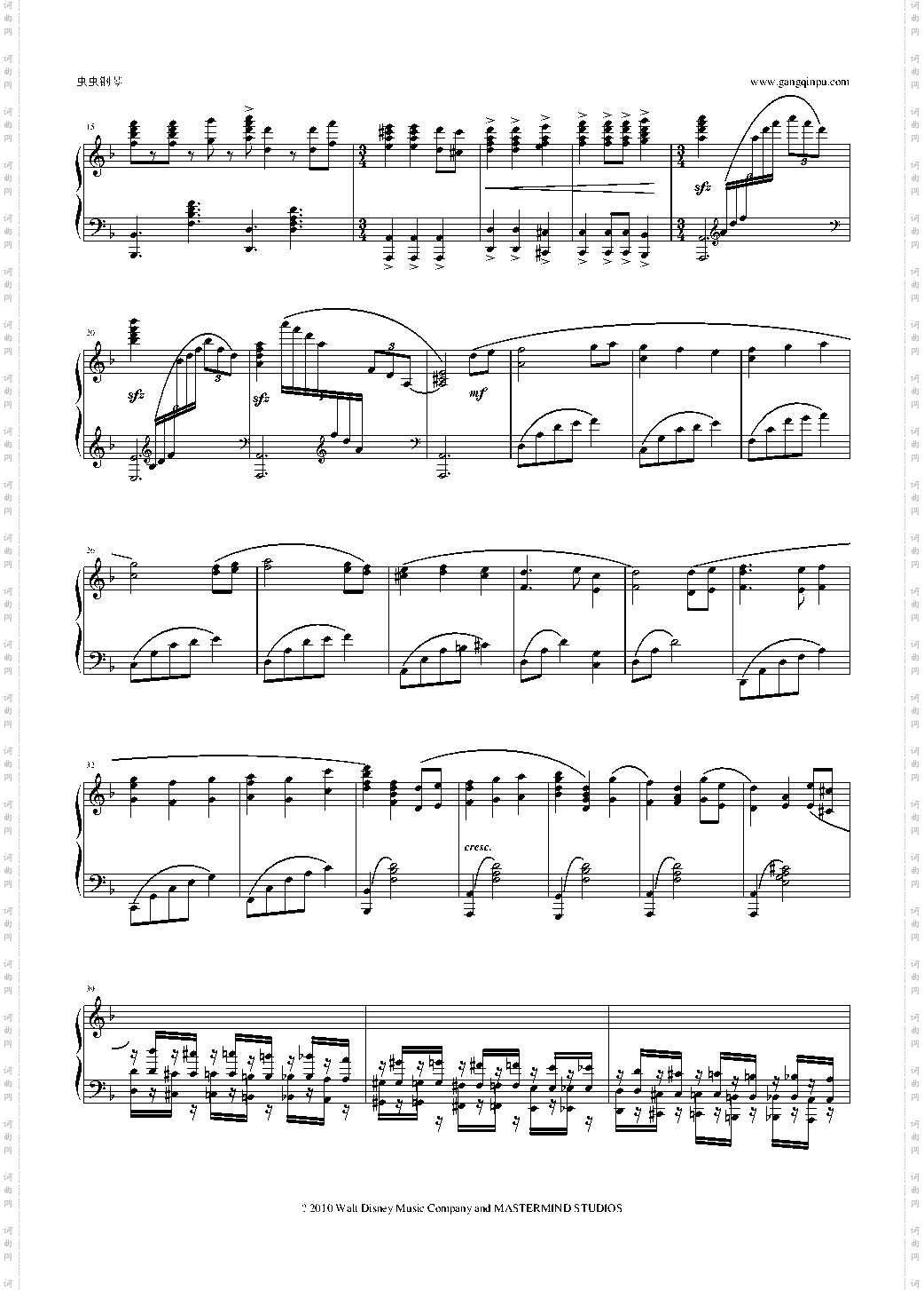 Jarrod Radnich原版《加勒比海盗》主题曲钢琴谱震撼发布