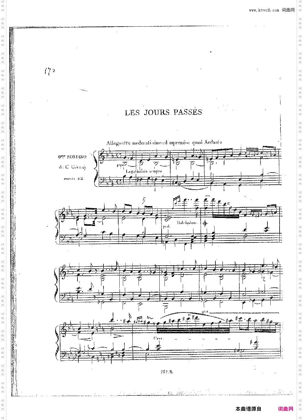 Carl Czerny Op·42 No·6 on an original theme