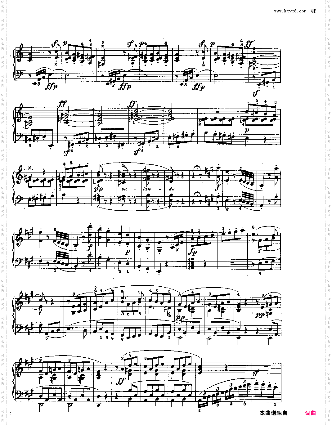 A大调第二钢琴奏鸣曲