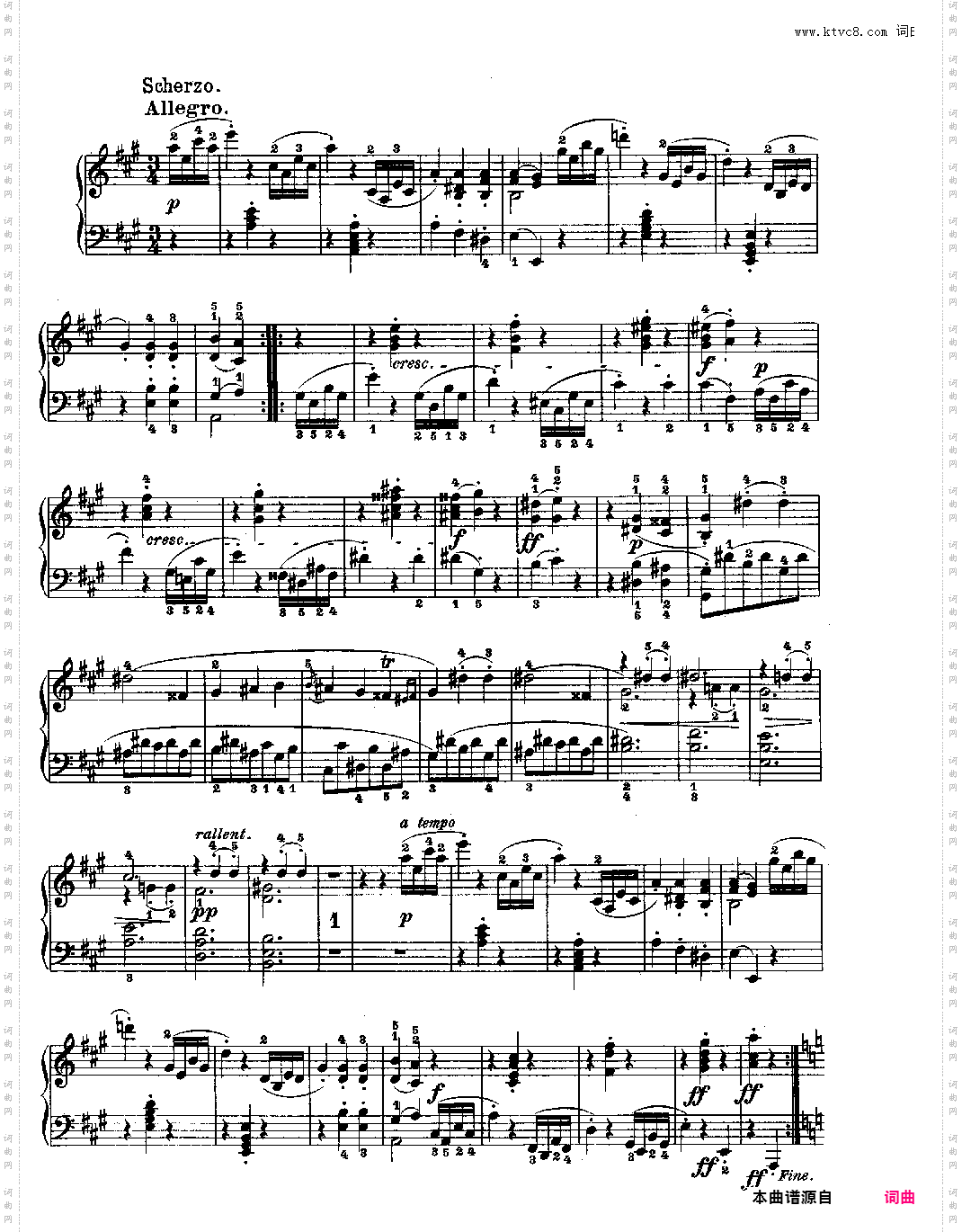 A大调第二钢琴奏鸣曲