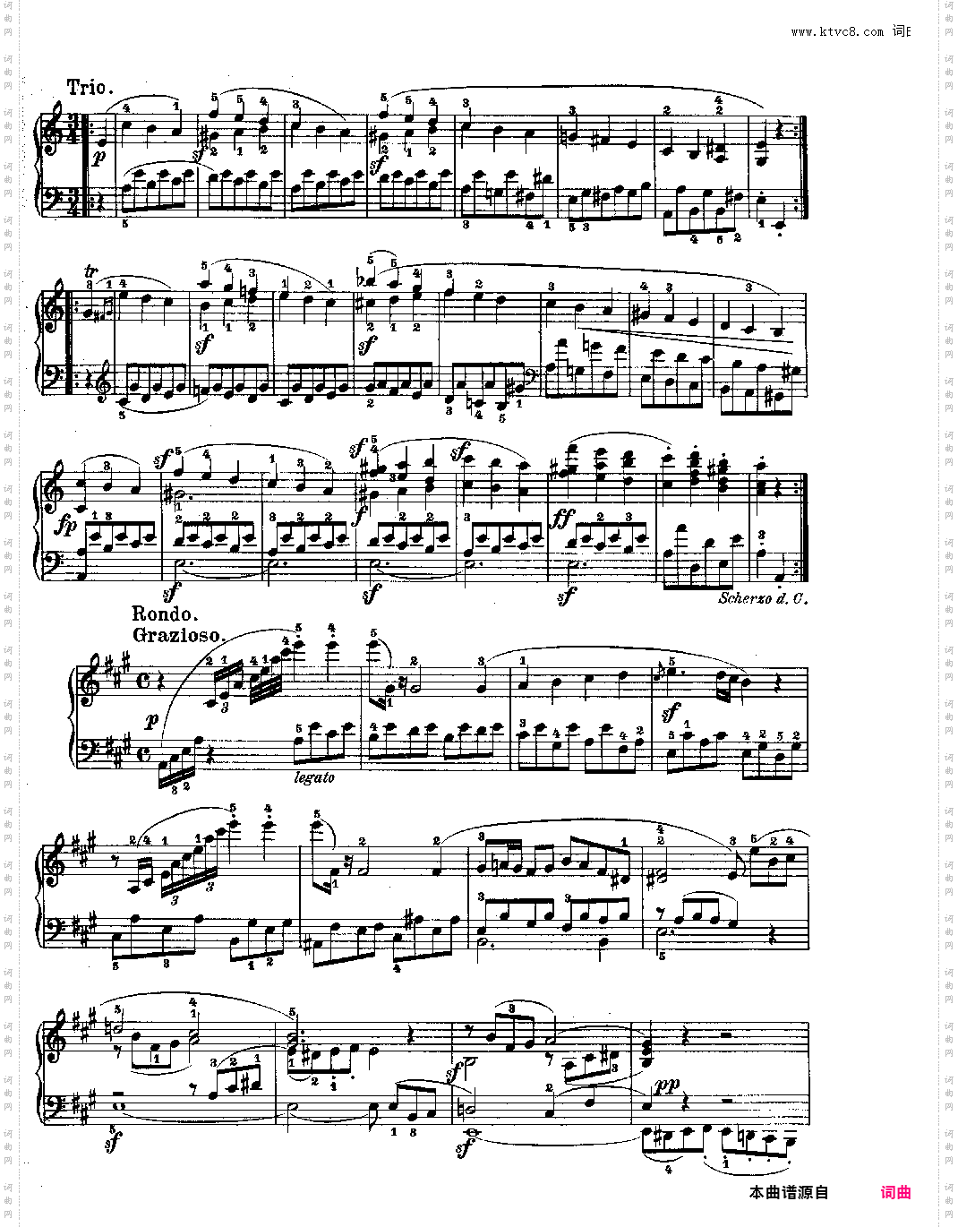 A大调第二钢琴奏鸣曲