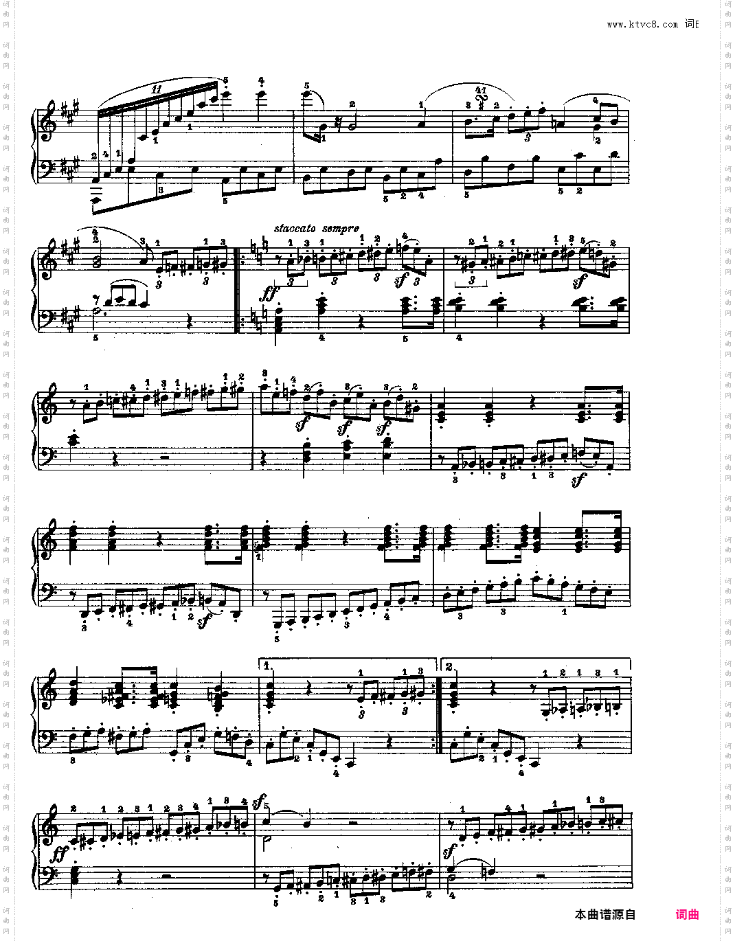 A大调第二钢琴奏鸣曲