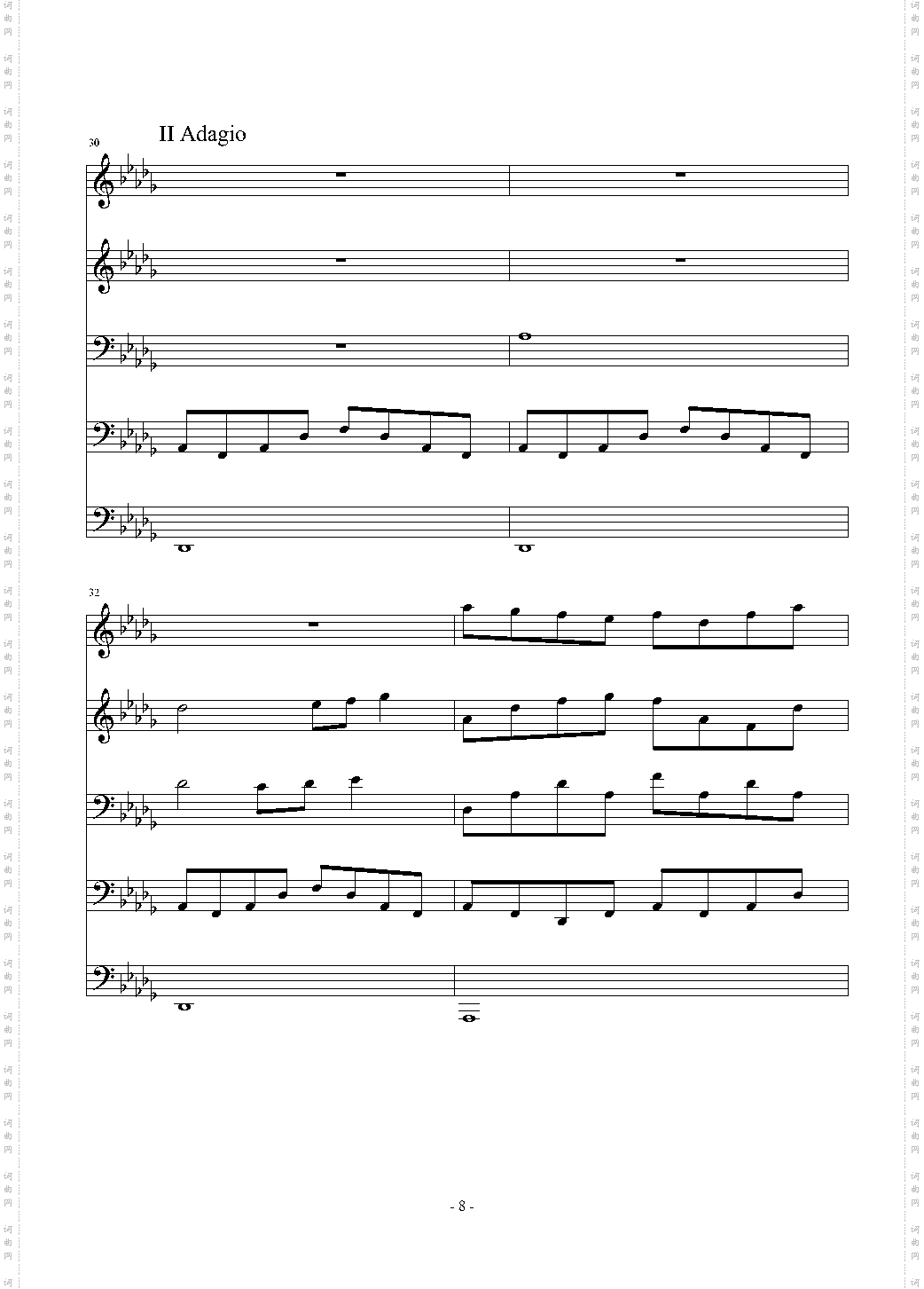 降D大调伪交响曲