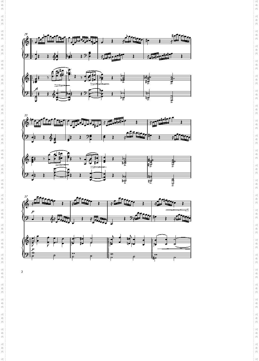 Sonata In C Major, K 545双钢琴