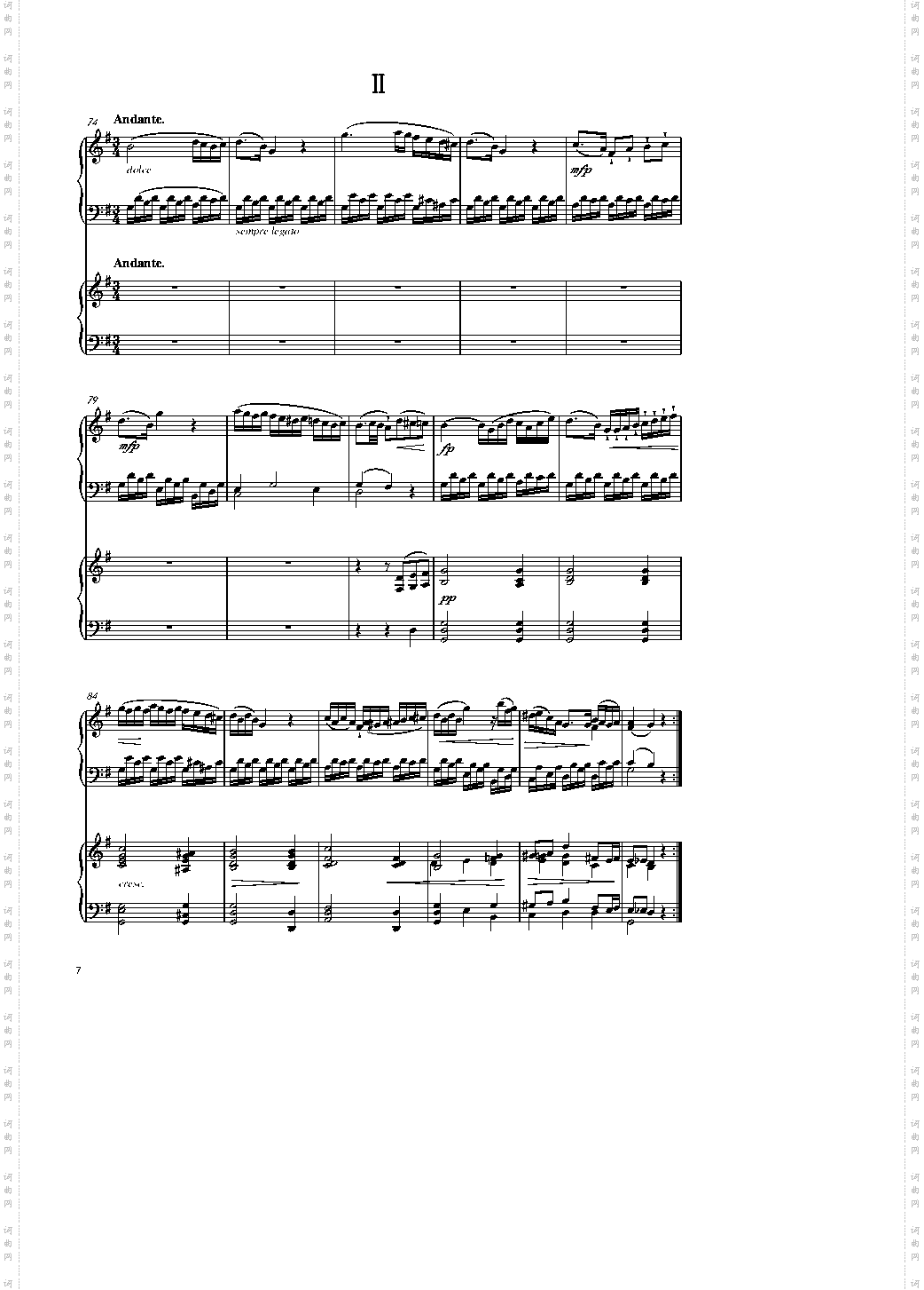 Sonata In C Major, K 545双钢琴