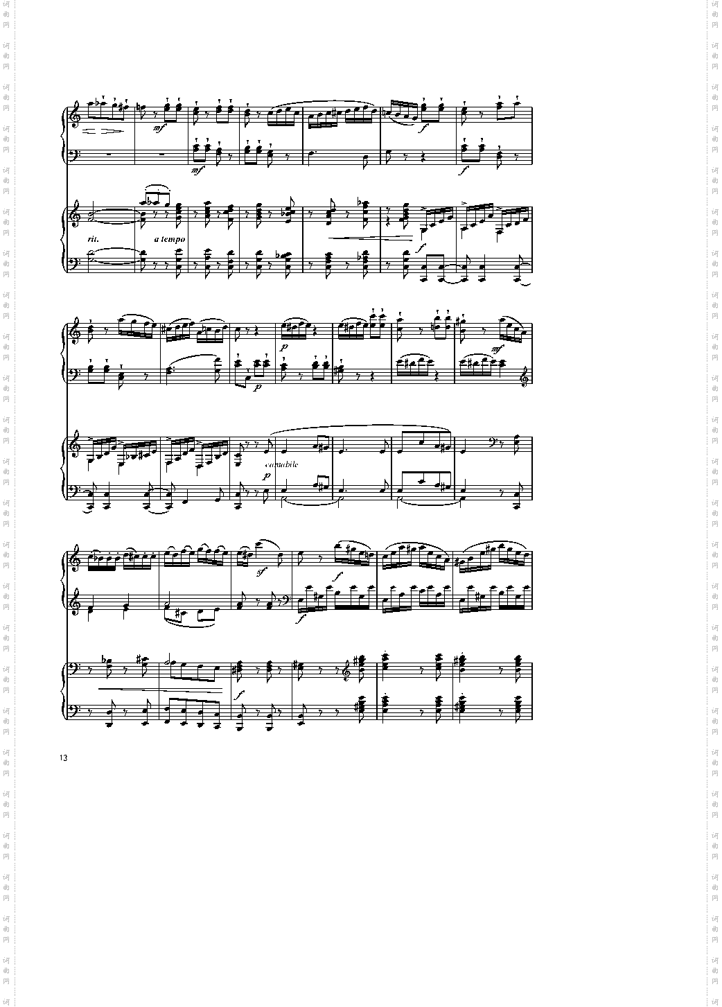 Sonata In C Major, K 545双钢琴