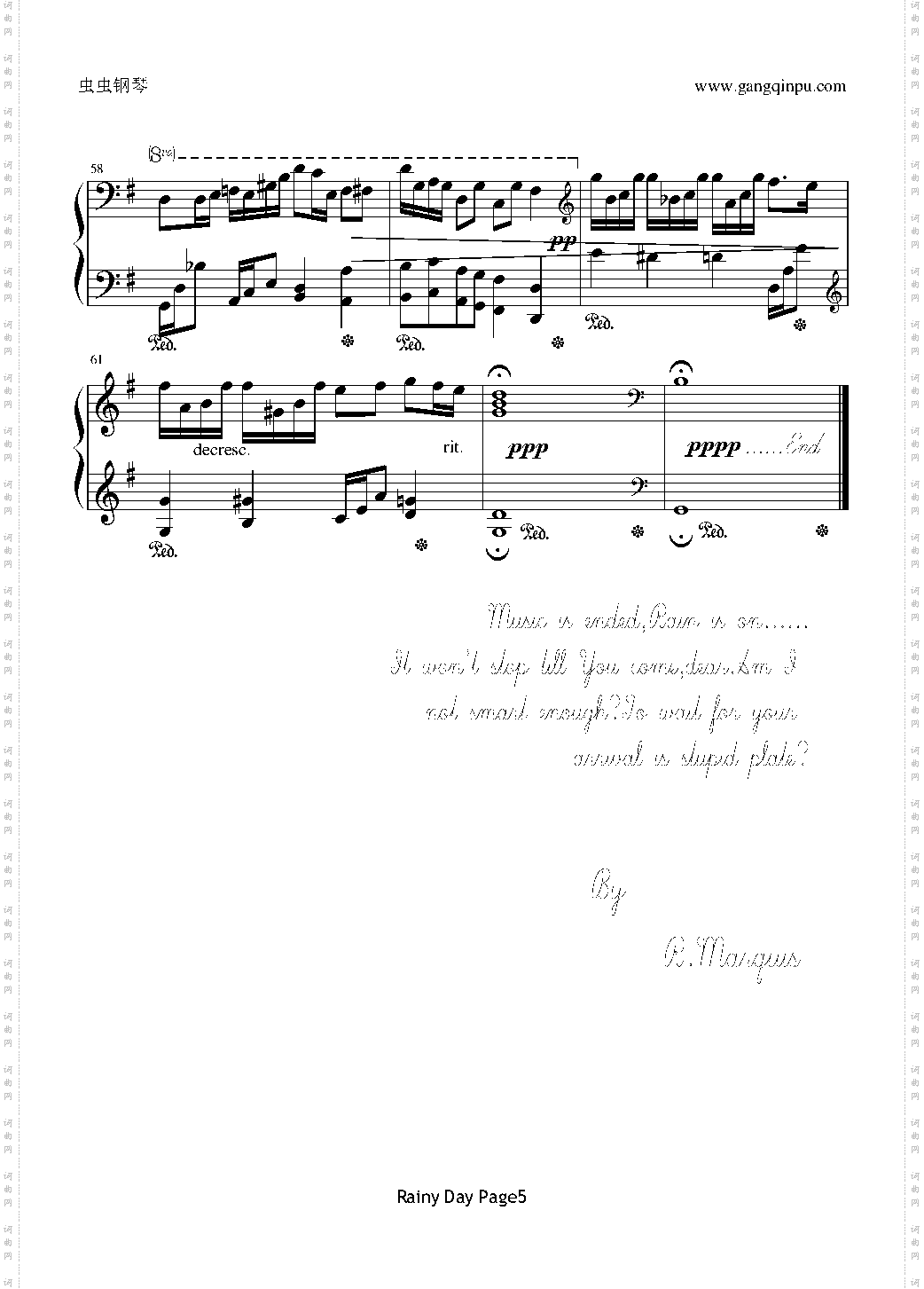 我爱像今天这样的窗外Rainy Day