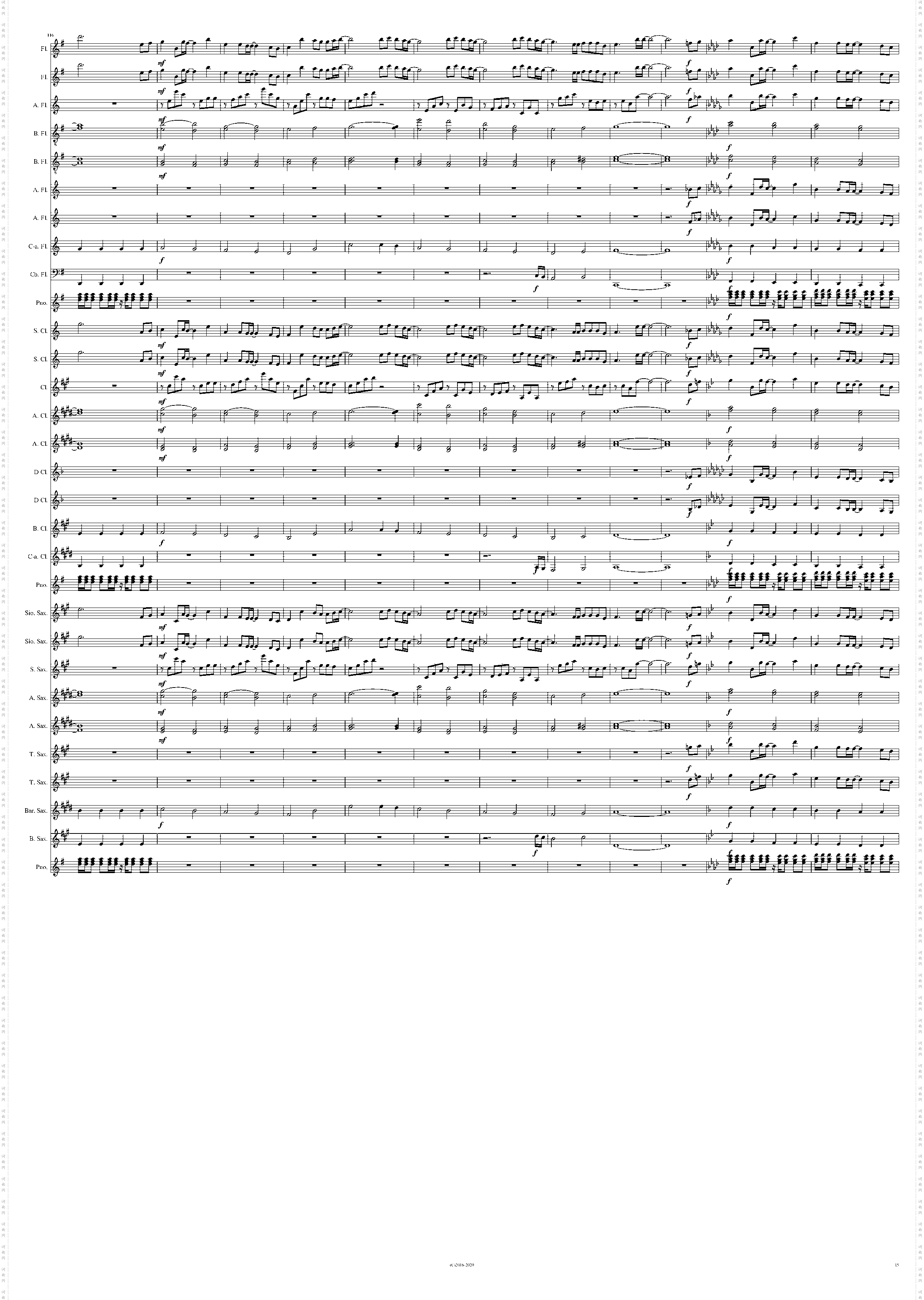 Reason Extended 木管三重奏加钢琴