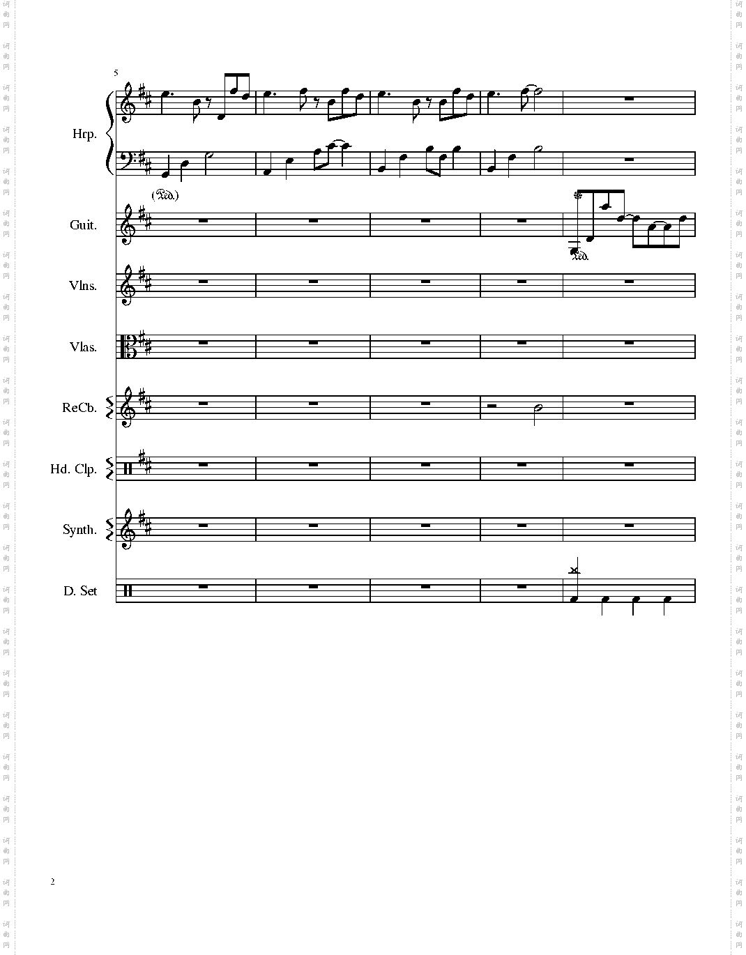 Take me hand［总谱］